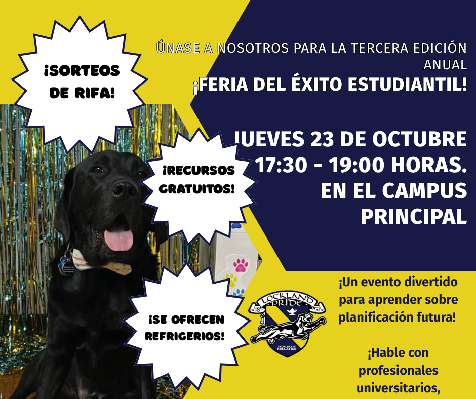 spanish flyer about upcoming success fair