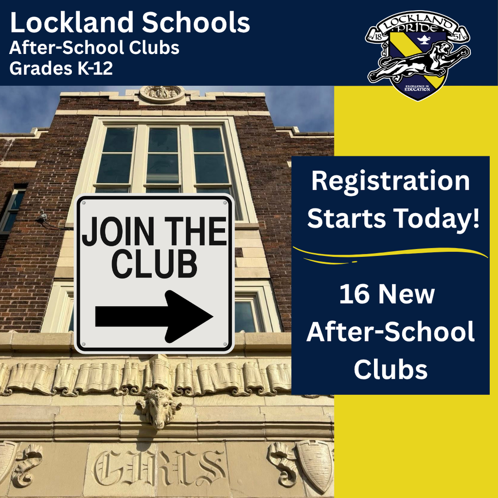 A graphic announcing new clubs are open for registration