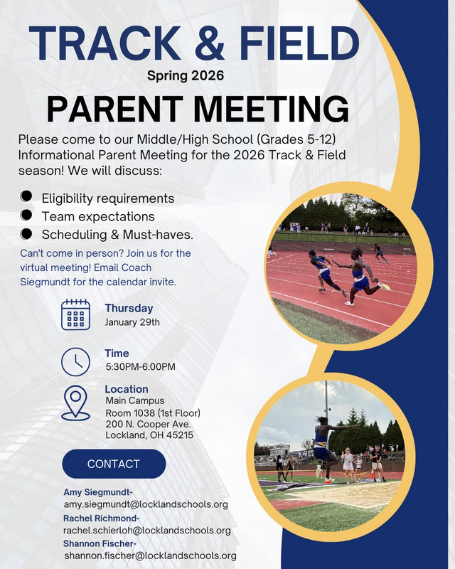 track and field flyer