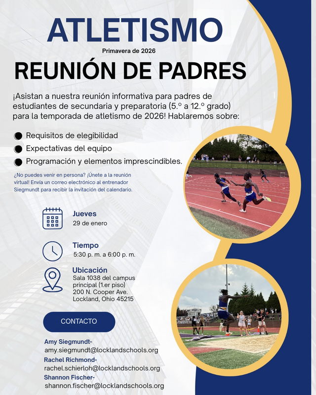track and field flyer