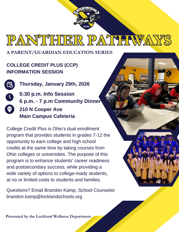 flyer about ccp info night