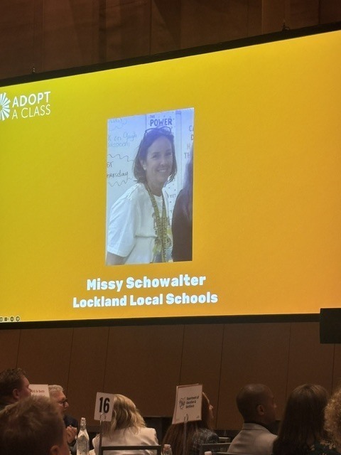 screenshot of Missy award moment