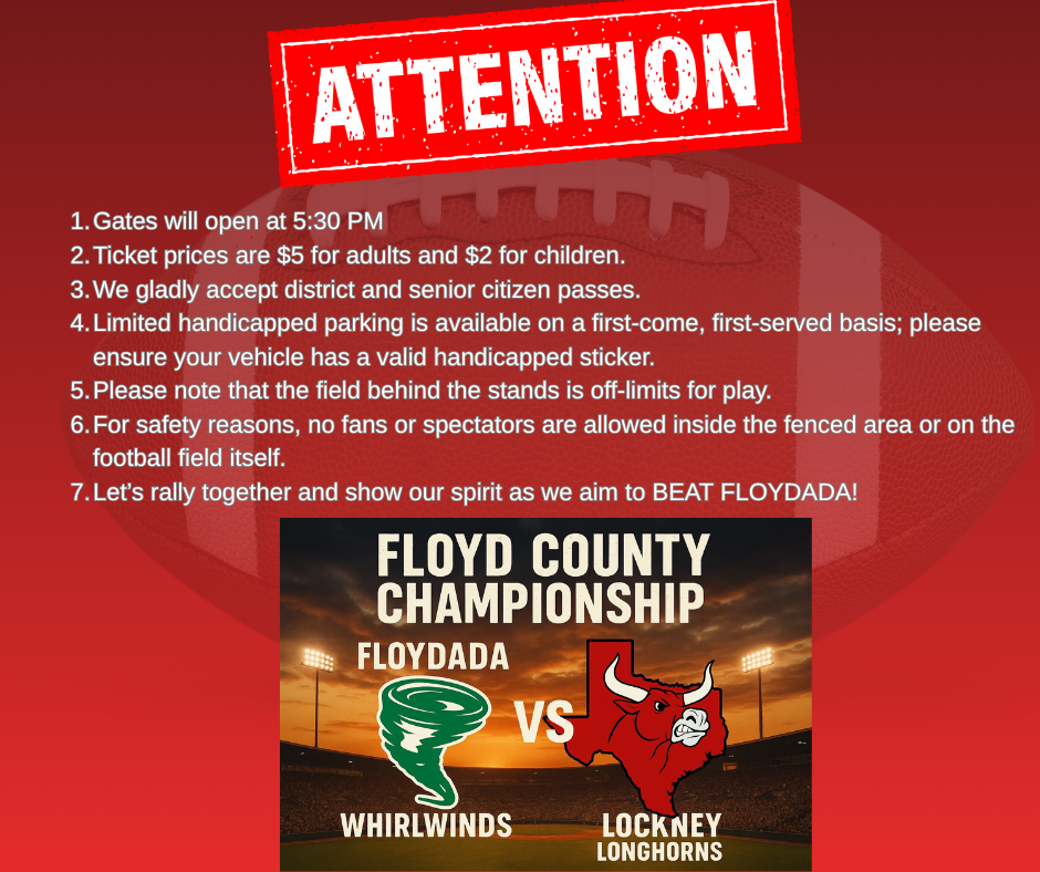 Lockney Floydada Game