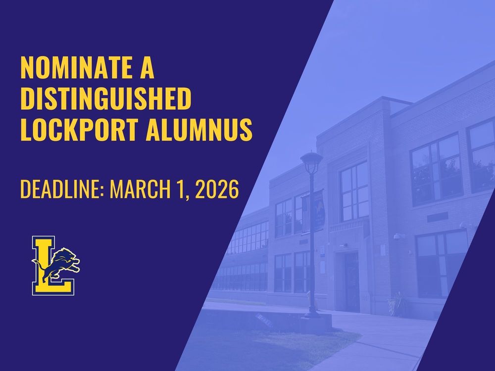 Nominate a Distinguished Lockport Alumnus 