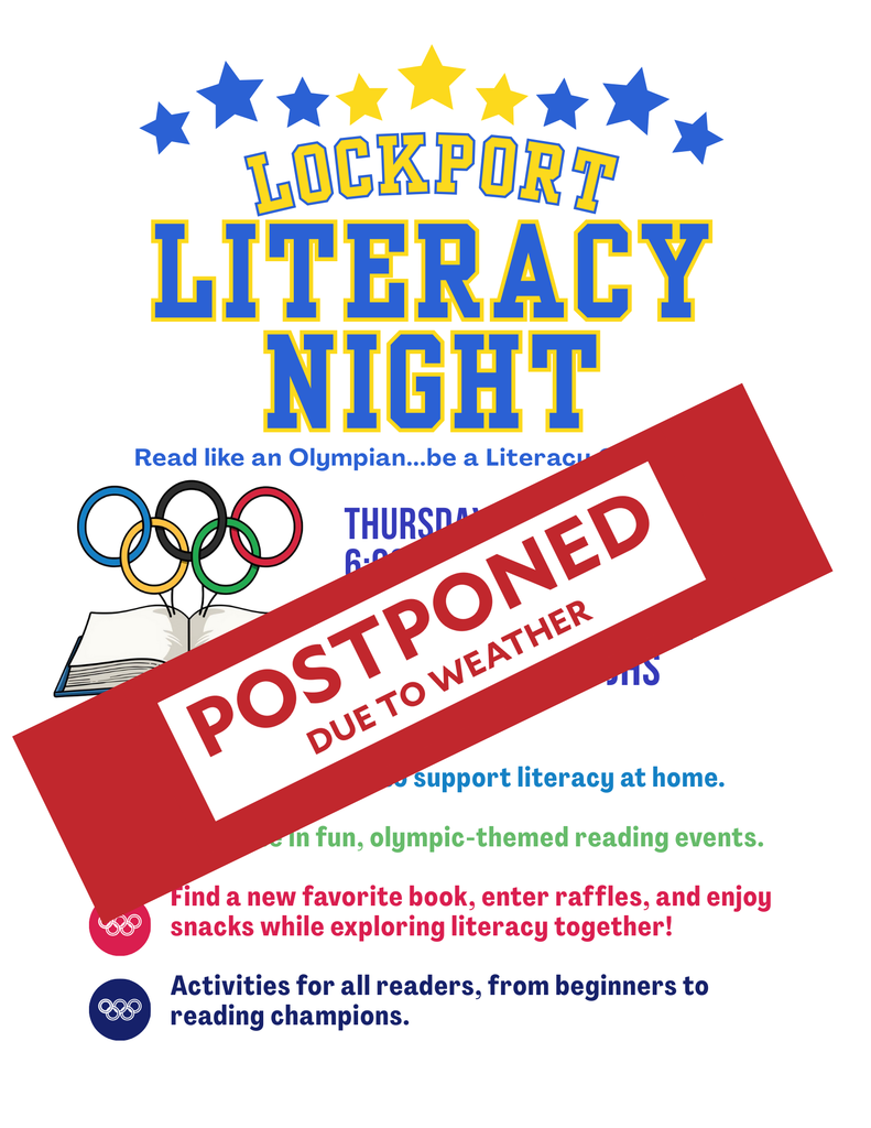 Literacy Night Postponed
