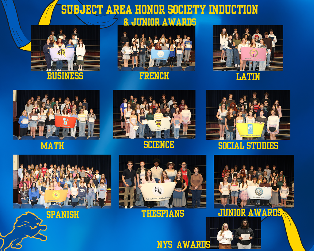 Subject Area Honor Society