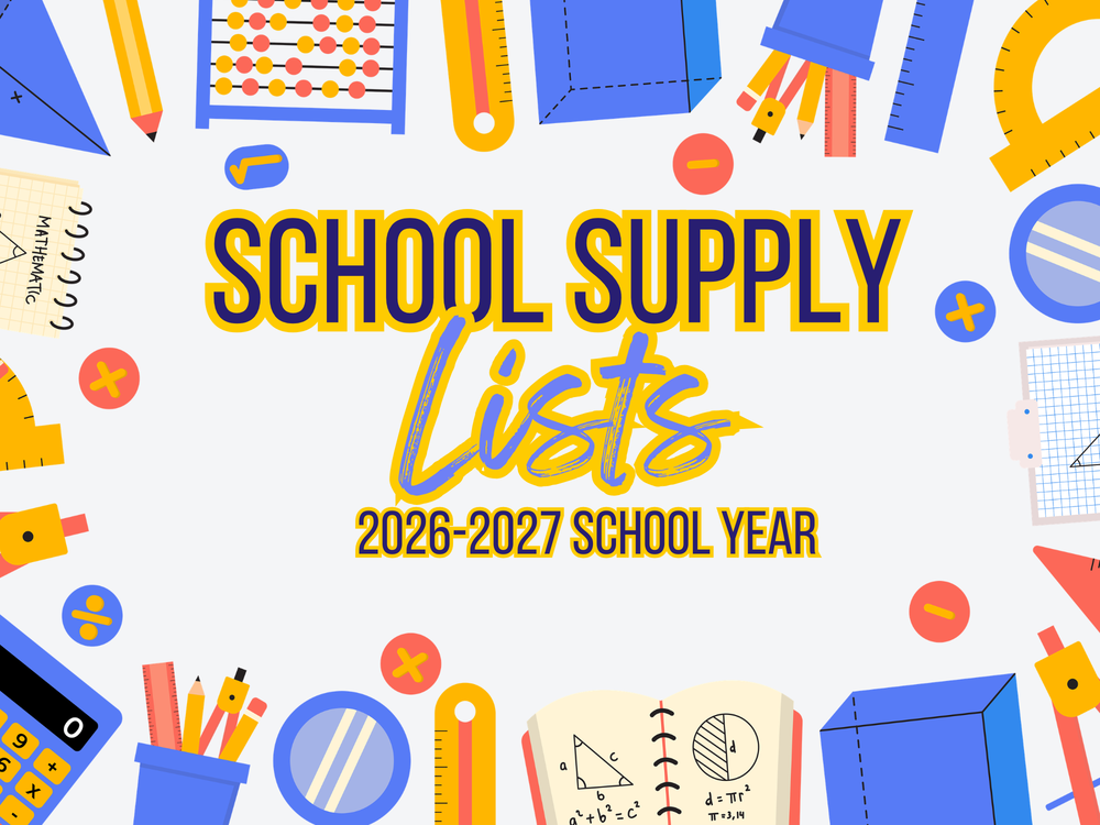 school supply lists