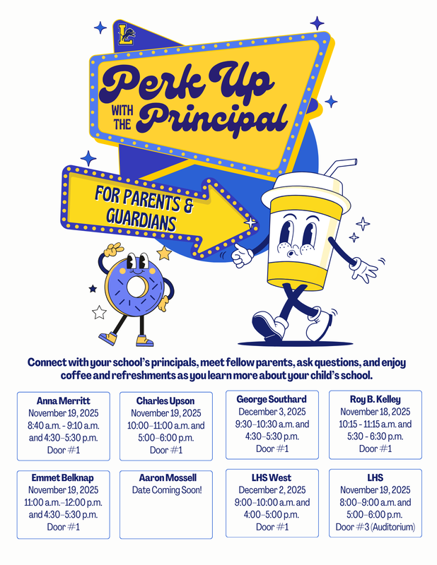 Perk Up Full Schedule