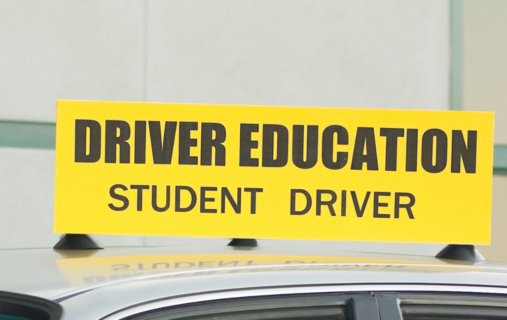 Driver Education Student Driver Sign