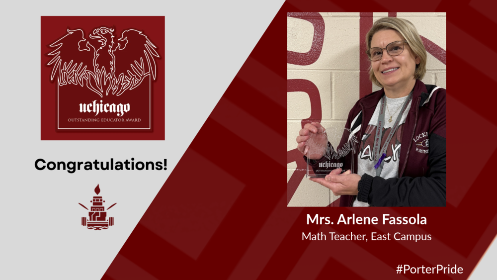 Math teacher Arlene Fassola receives award