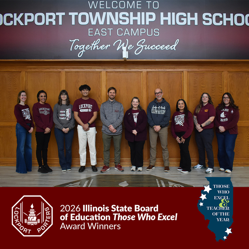 LTHS D205 ISBE Those Who Excel Award Group Photo
