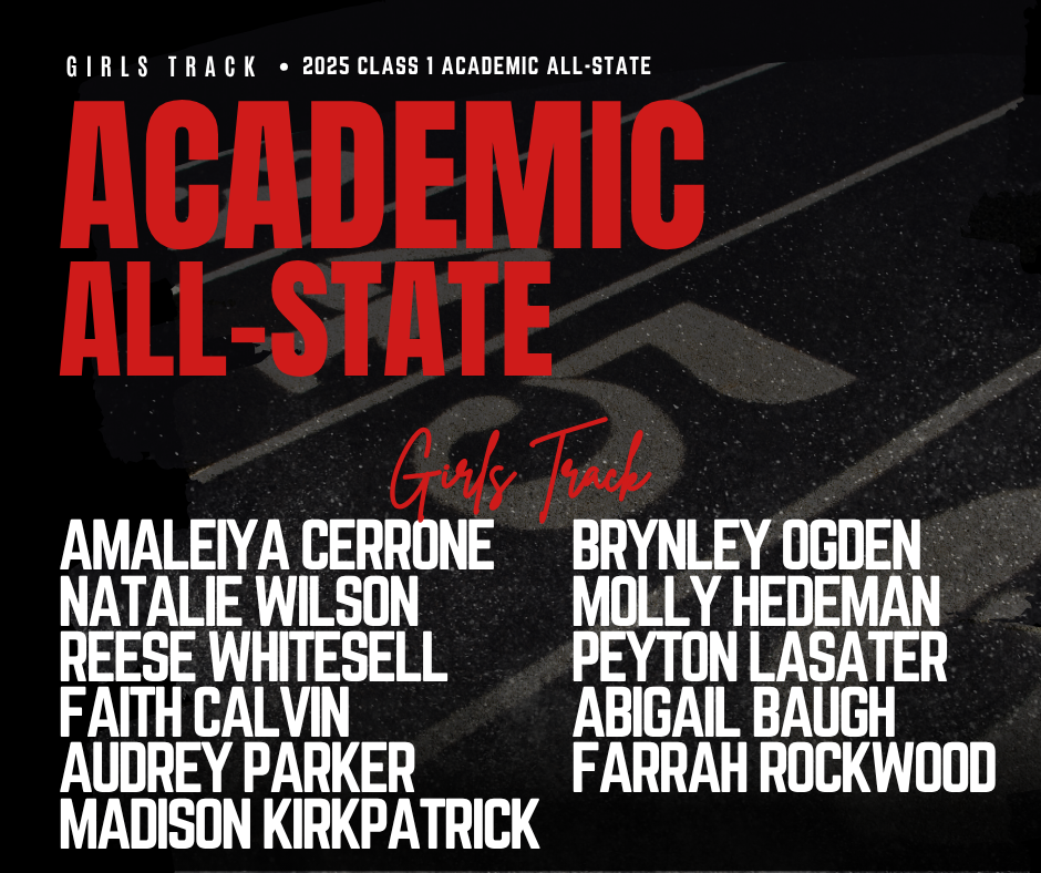 Girls Track Academic All State