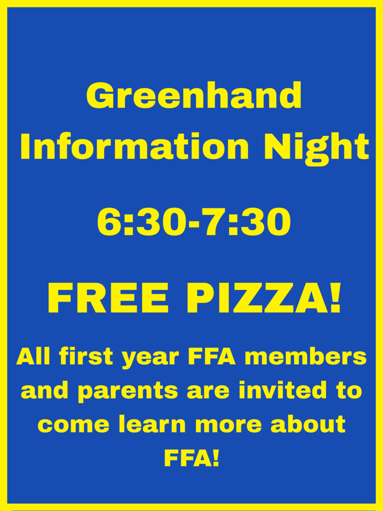 Greenhand Info Night