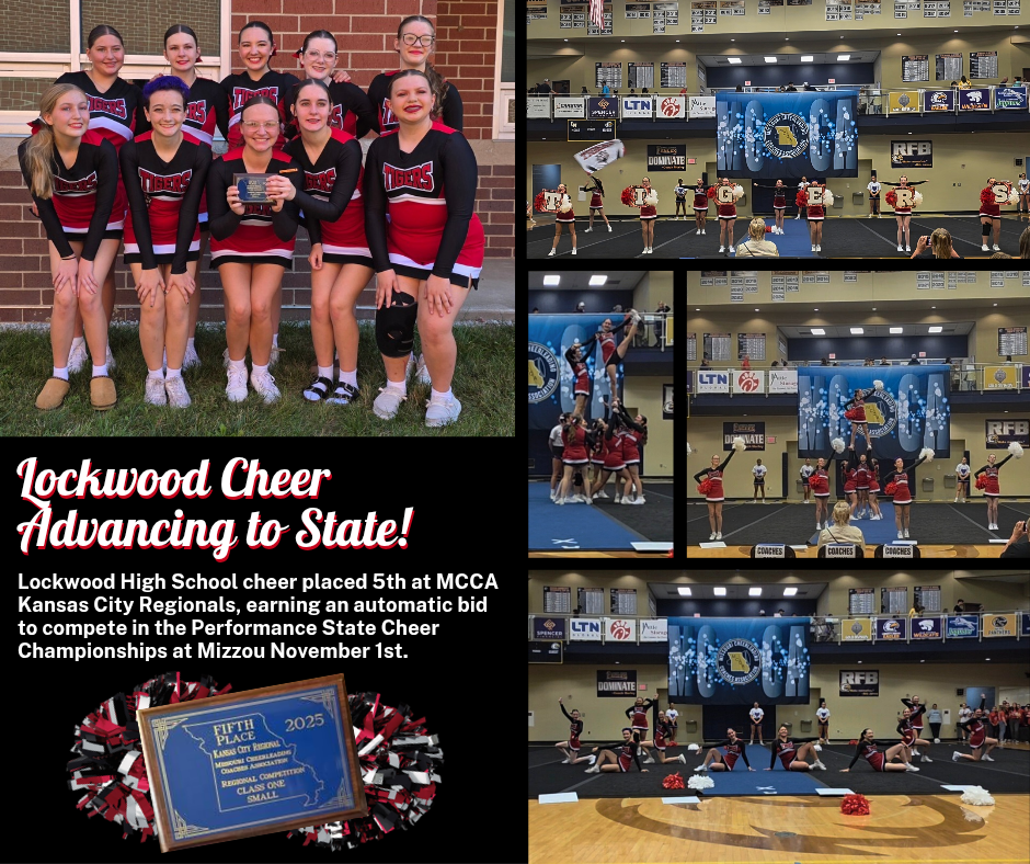 LHS Cheer Team State Bound