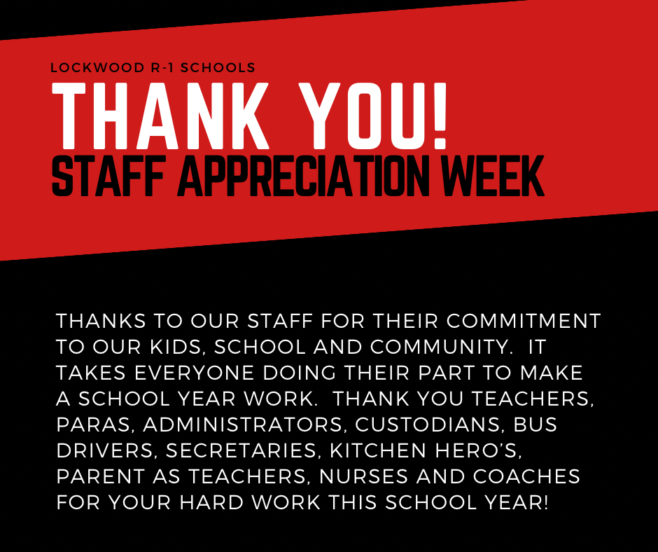 Staff appreciation 