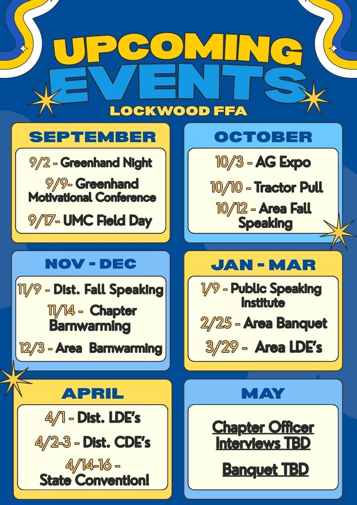 FFA 2026-2027 Events 