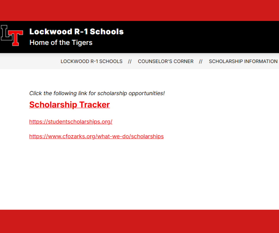 Scholarship Info