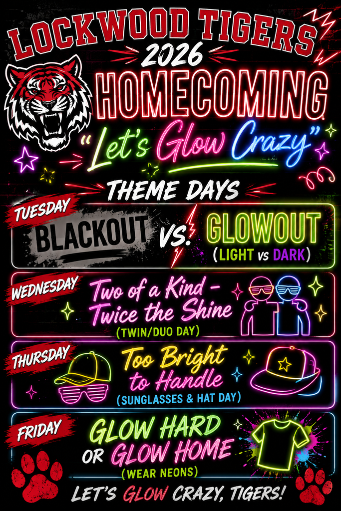 Lockwood Tigers Football Homecoming Theme Days