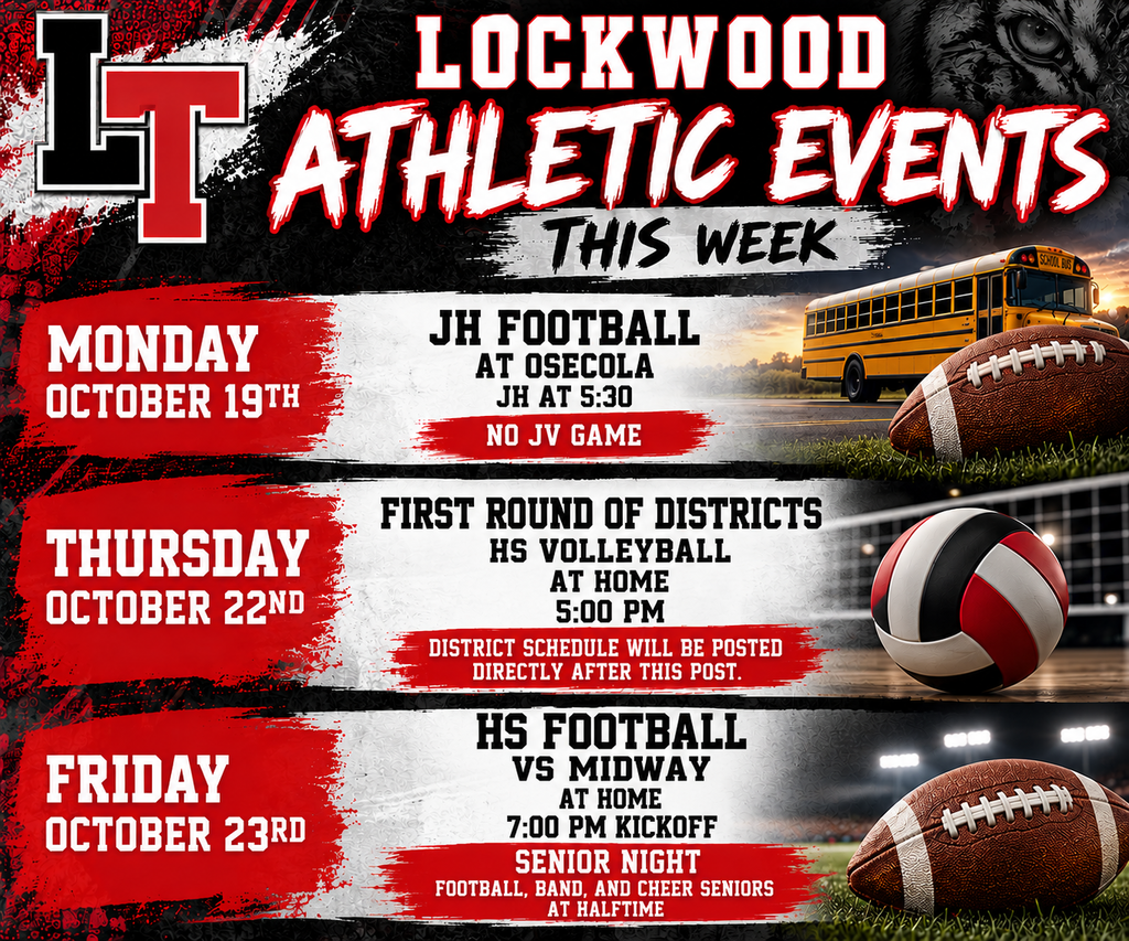Athletic Events this Week