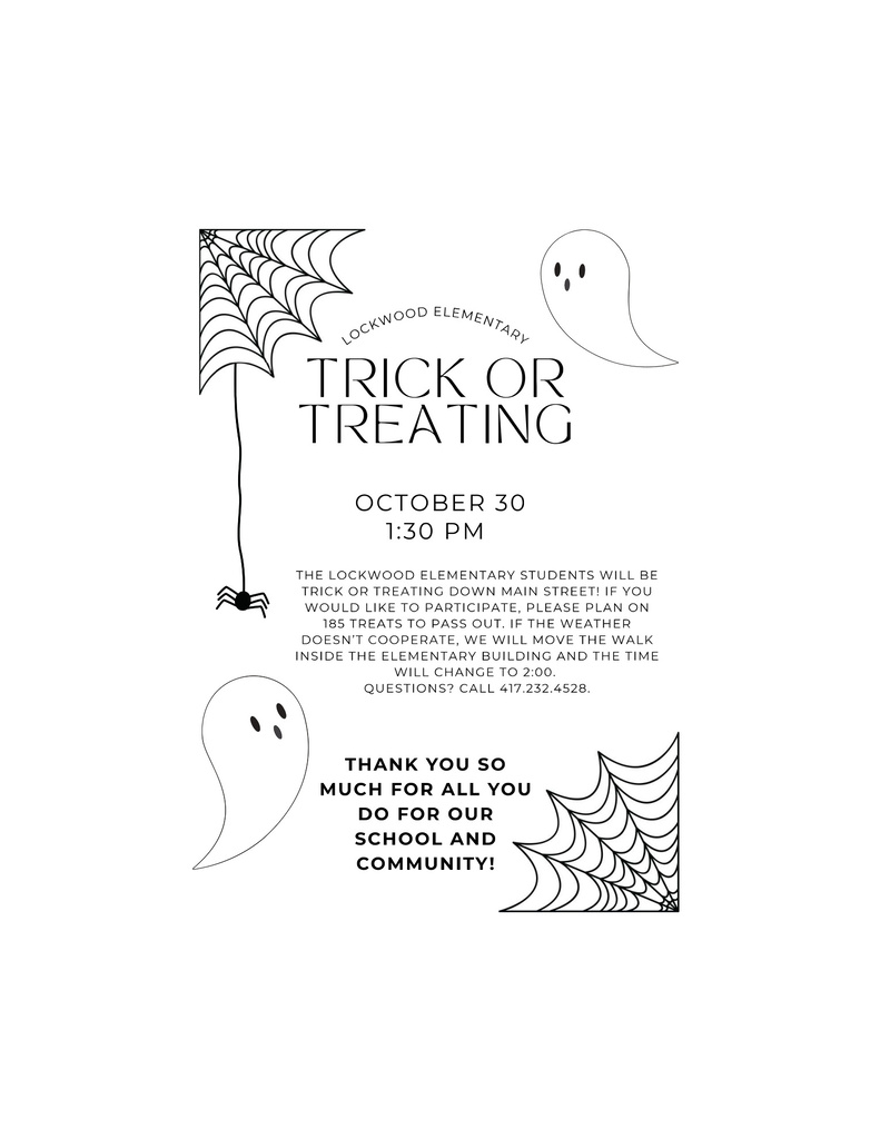Elem Trick or Treating