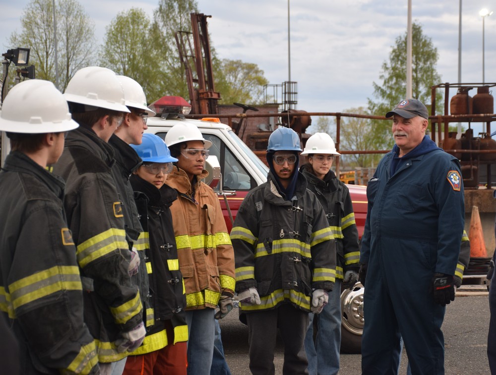 Locust Valley High School EMT students learned important life-saving techniques from professionals at the Nassau County Emergency Medical Services Academy on April 28.