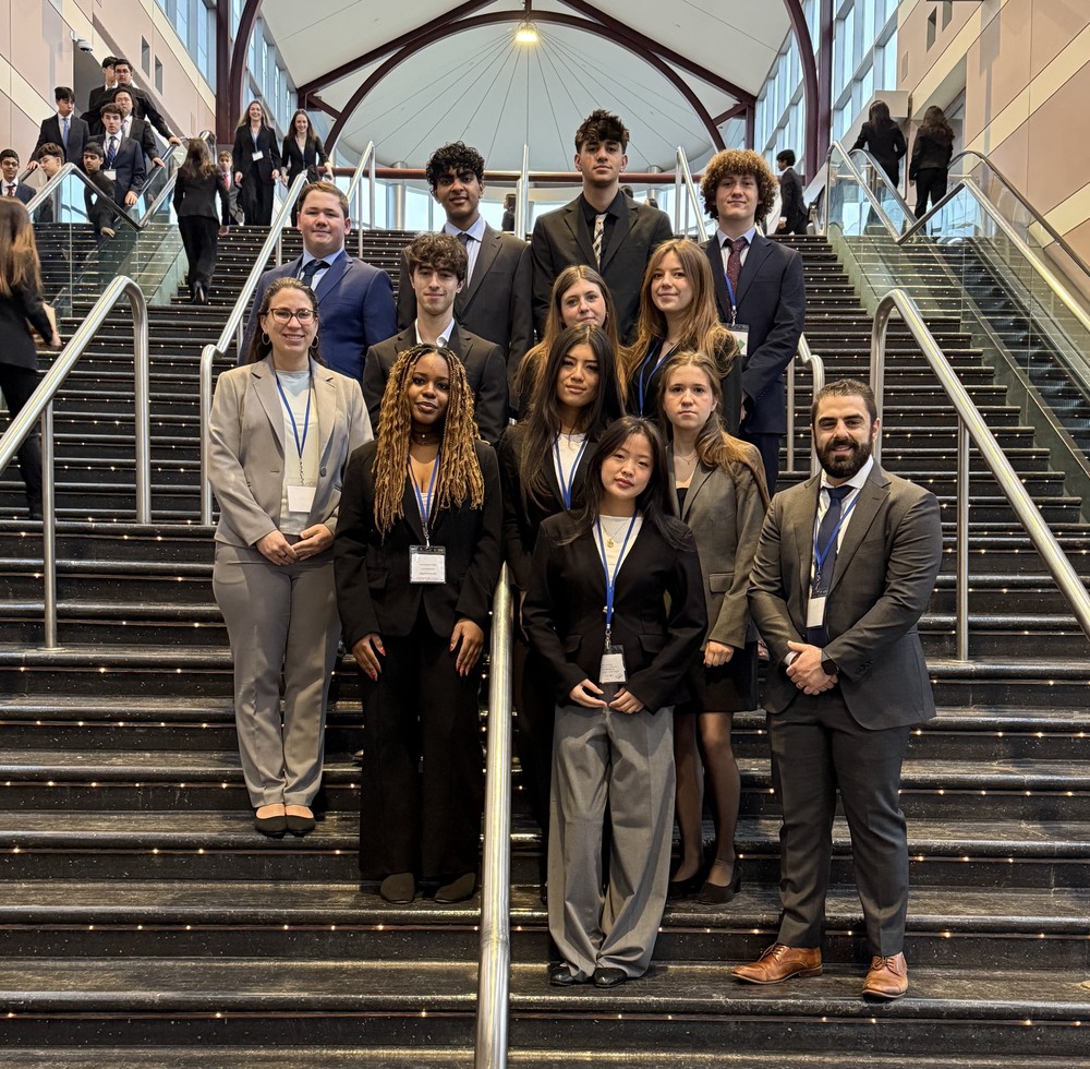The Locust Valley High School DECA club took home several accolades from the New York State Career Conference in March.