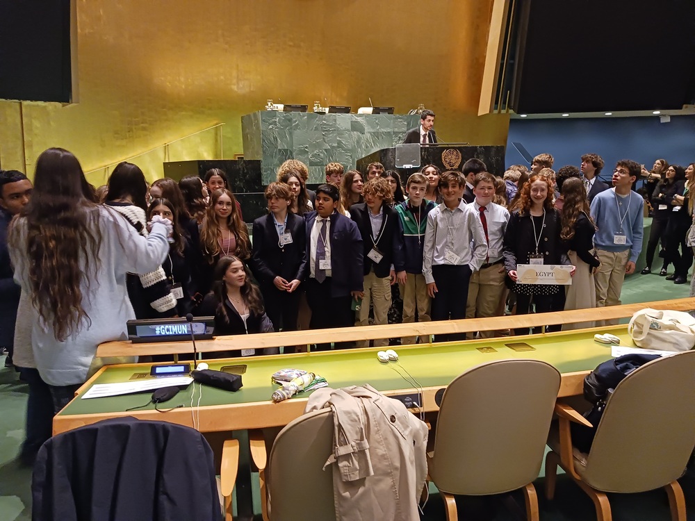 Locust Valley Middle Schoolers Participate in Model UN in NYC