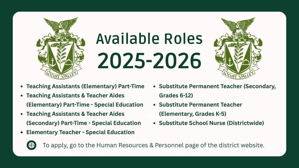 Join the Locust Valley Team in 2025-2026