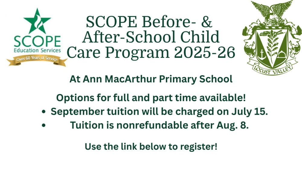 Last Chance to Take Part in SCOPE Before- and After-School Programs