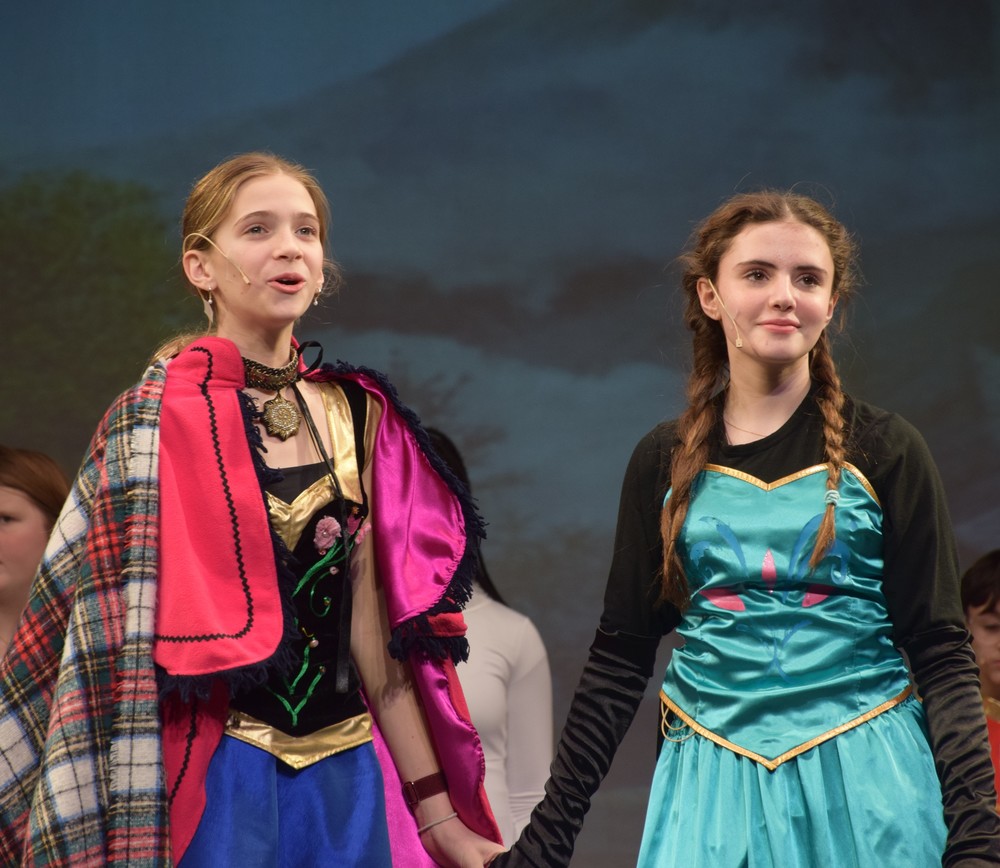 Anna and Elsa welcome you to Arendelle.