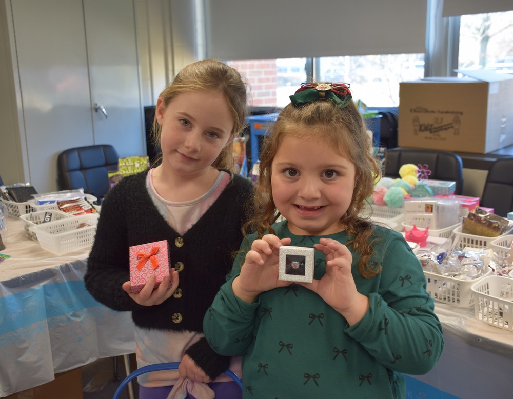 BP students enjoy looking for presents.