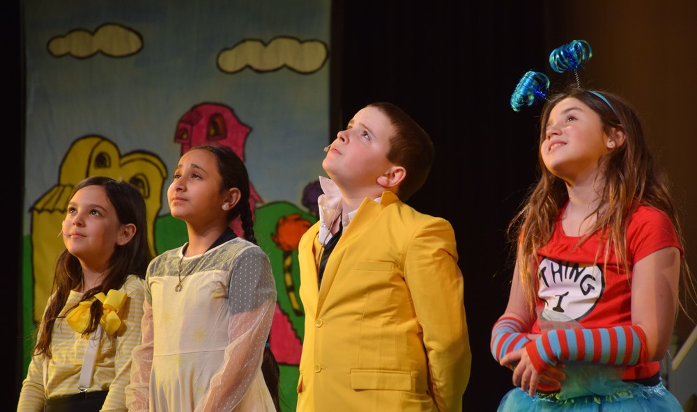 The cast of Seussical Kids are ready to take the stage.