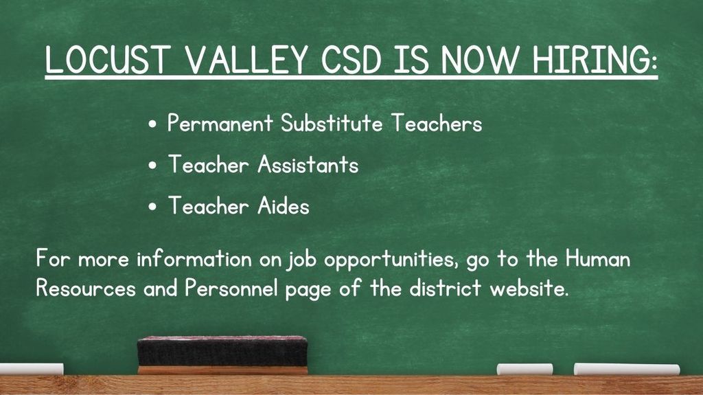 Join the LVCSD Team