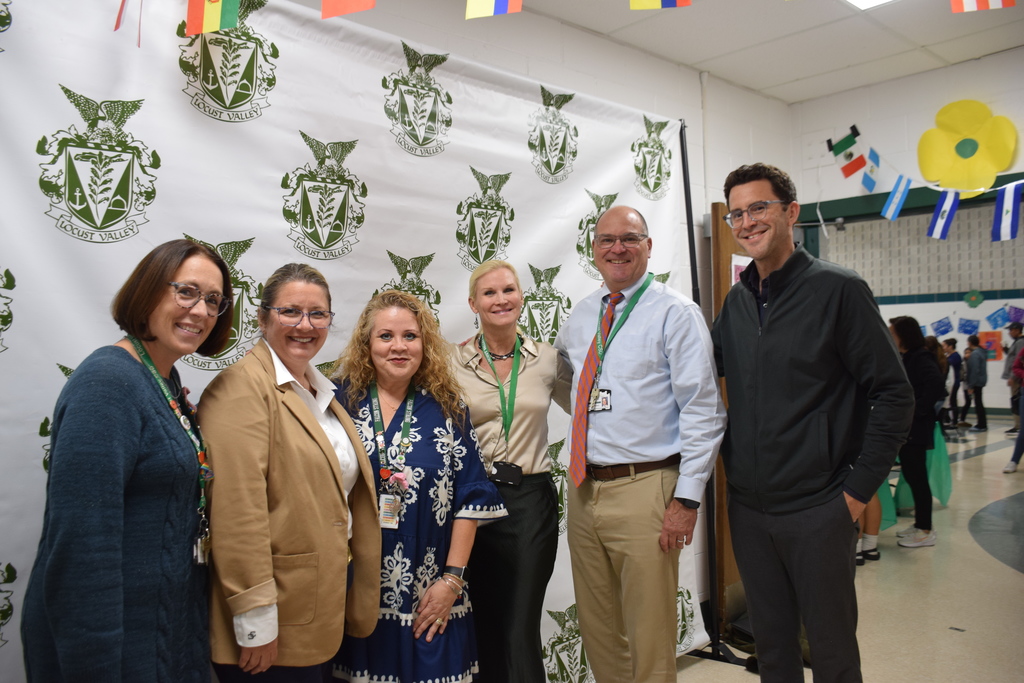 LV administrators at Bilingual Night.