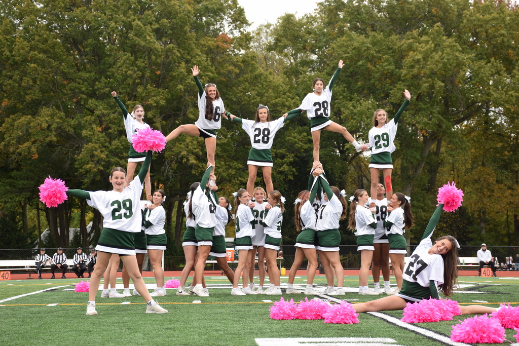 The Falcons cheerleading squad.