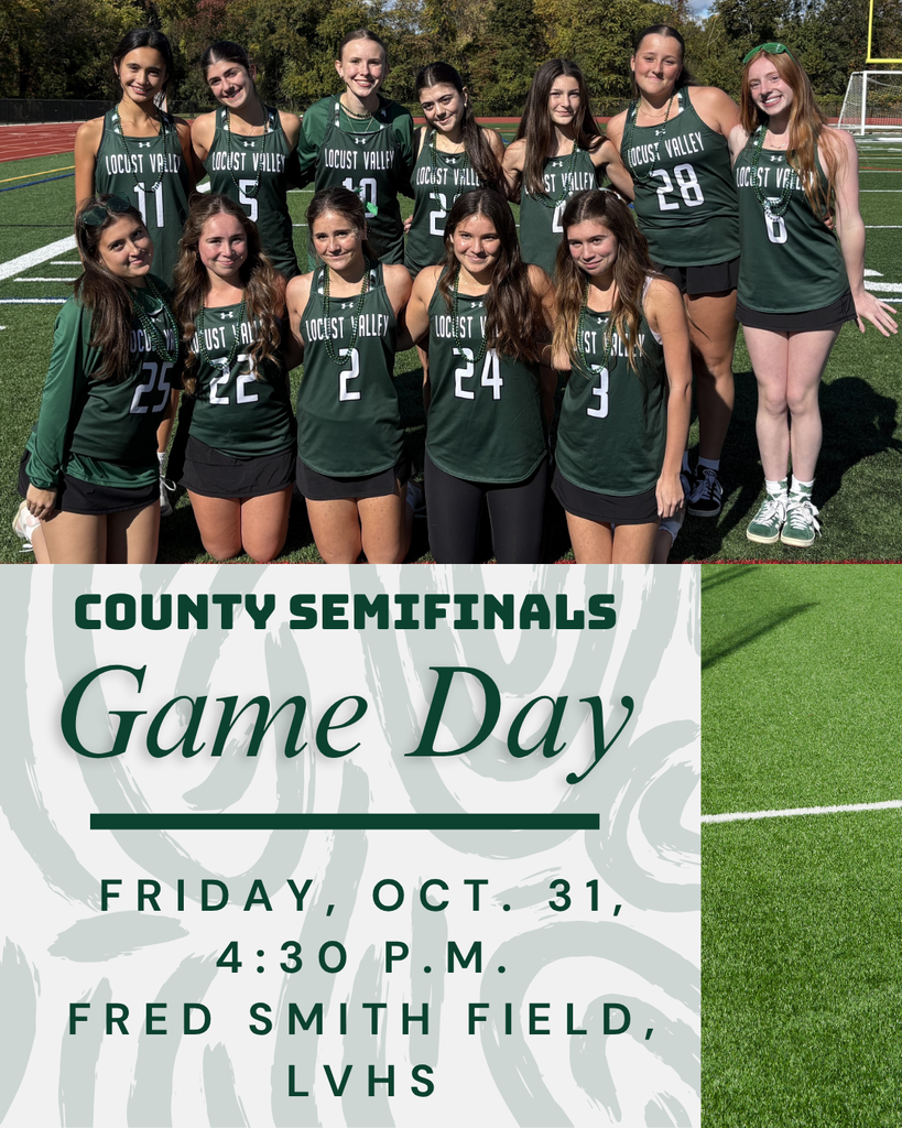 County Semifinals Game Day. Friday, Oct. 31, 4:30 p.m., Fred Smith Field, LVHS