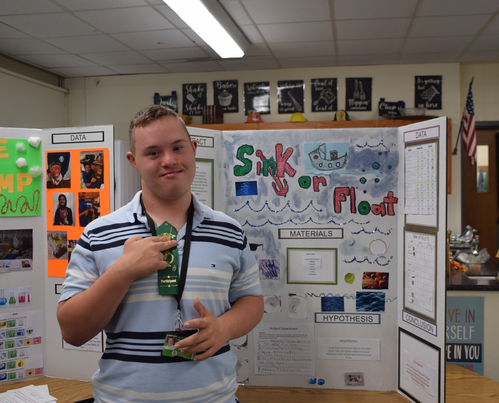 Christian DiPaola presented his project Sink or Float.