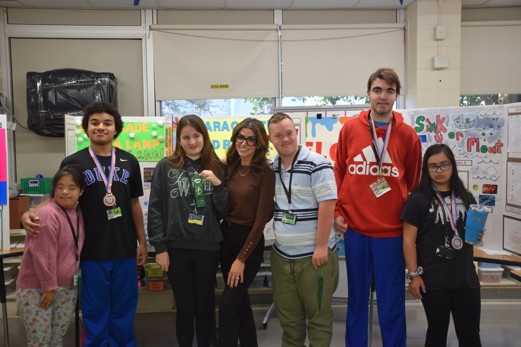 Ms. DiPardo's high school students had a science fair on Nov. 24.