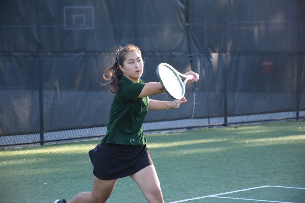 The tennis team made the playoffs and Isra Khwaja competed in the singles events at counties.