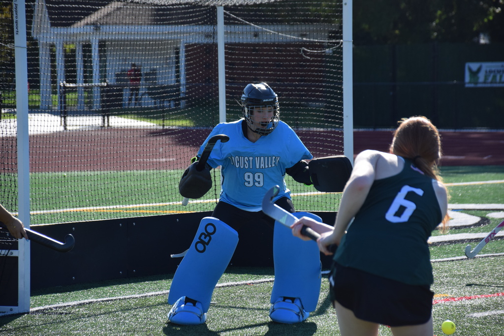 The girls field hockey team made it to the county finals and state qualifiers this season.