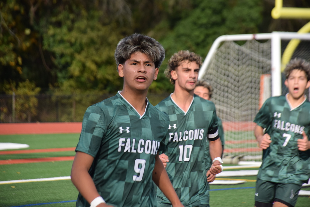The boys soccer team went undefeated in the regular season.