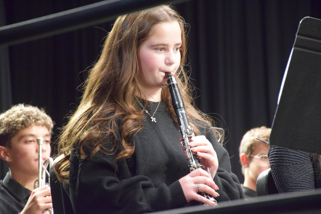 A middle school student in the band.