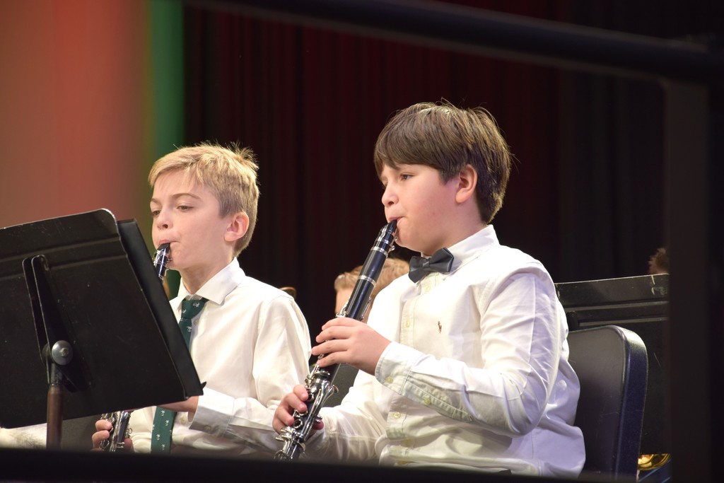 LVI students perform in the band.