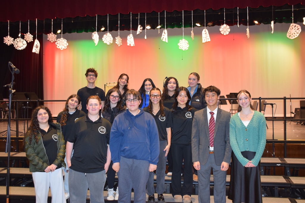 Tri-M students helped all the winter concerts run smoothly.