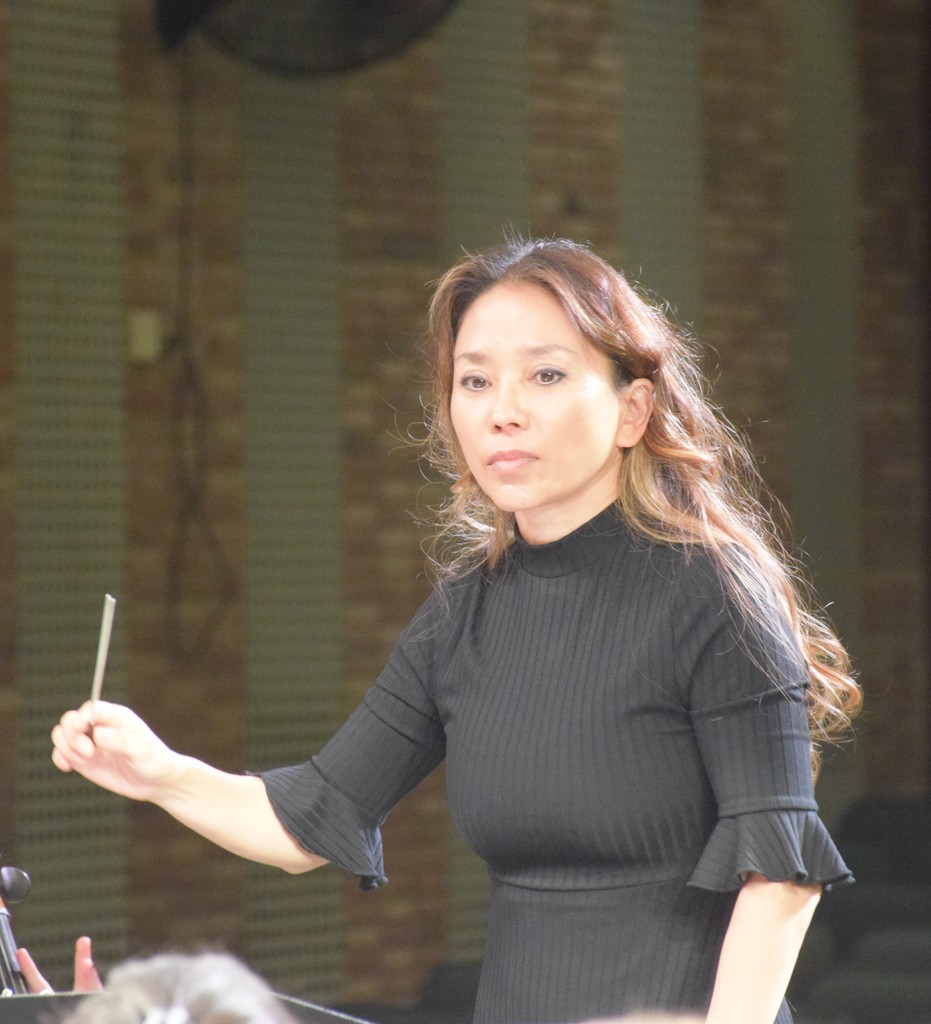 Newbold spent the day teaching techniques to help the students grow as musicians.