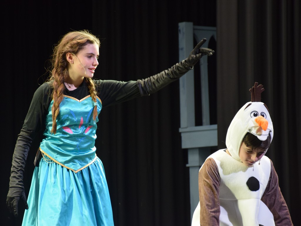 Elsa creates Olaf.