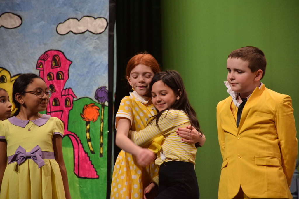 Mrs. Mayor and Jojo celebrate.