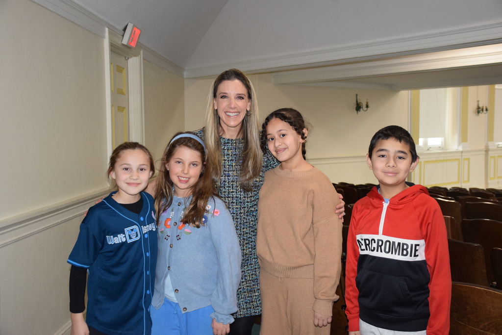 LVI student leaders met with Samantha Augeri.