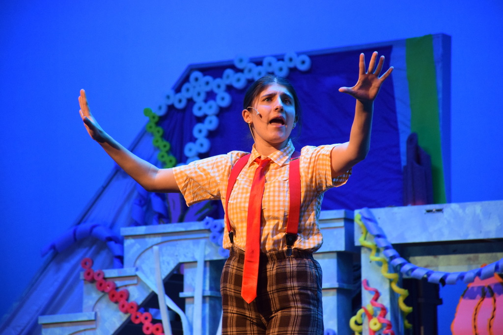 SpongeBob is ready to save Bikini Bottom in the Jesters' 2026 production of 'The SpongeBob Musical.'