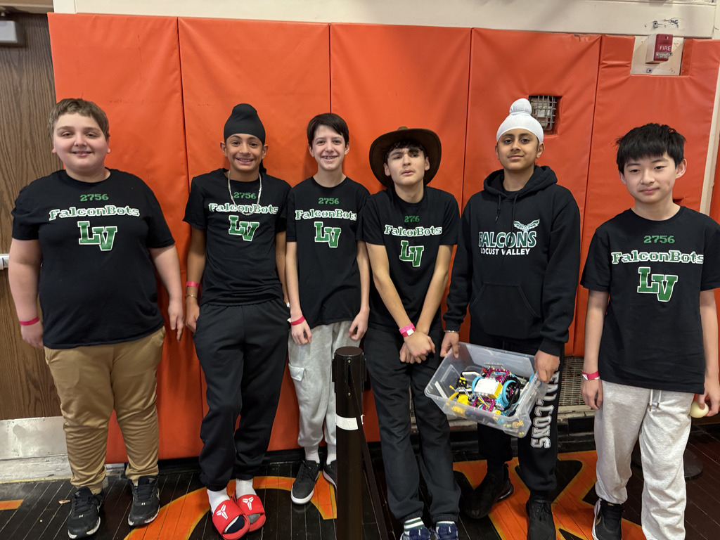 The middle school robotics team, Falconbots, competed in the LI Championship in the FIRST Lego League in march 2026.